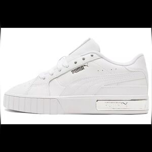 PUMA Cali Star Metallic - White Silver - 380219-01 Size 7.5